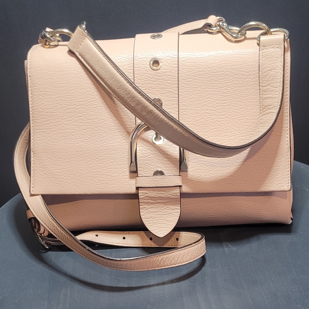 Henri Bendel Blush Leather Shoulder Bag